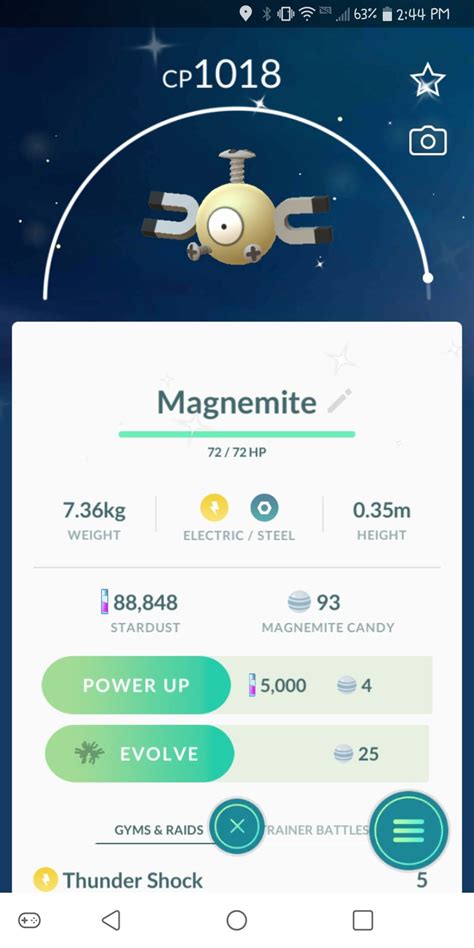 Shiny Magnemite Card - THE SHOOT