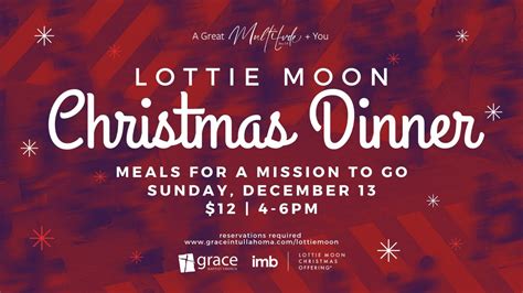 LOTTIE MOON CHRISTMAS OFFERING – Grace Baptist Church