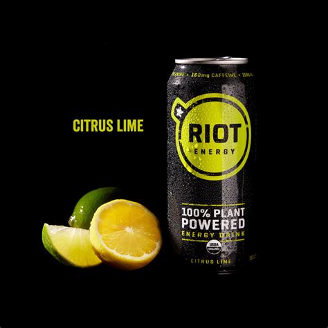 100% Plant Powered Energy Drink – RIOT Energy