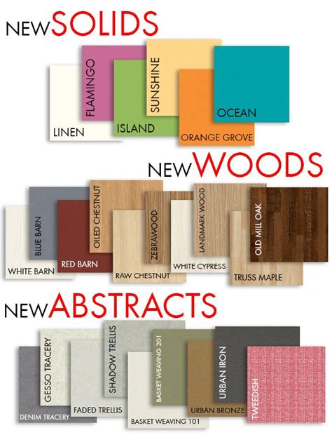 Wilsonart 2014 Laminate and Solid Surface Colors - NEW | Wilsonart ...