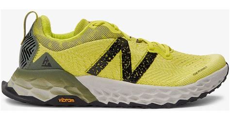 New Balance Yellow Fresh Foam Hierro V6 Running Sneakers for Men | Lyst