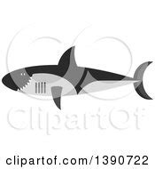 Clipart of a Red Eyed Hammerhead Shark - Royalty Free Vector Illustration by Vector Tradition SM ...