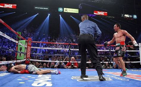 Manny Pacquiao knocked out by Juan Manuel Marquez to consign $200m fight with Floyd Mayweather ...