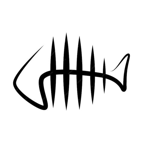 Premium Vector | Fishbone logo