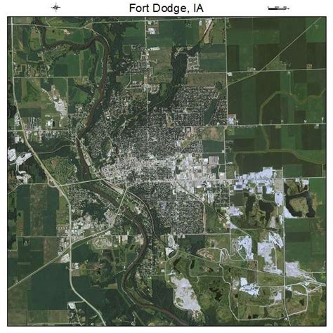 Aerial Photography Map of Fort Dodge, IA Iowa