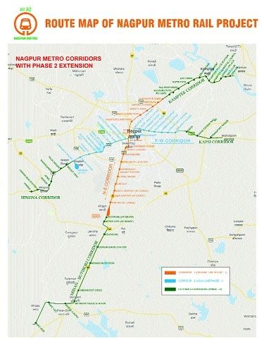 Nagpur Metro Line Map