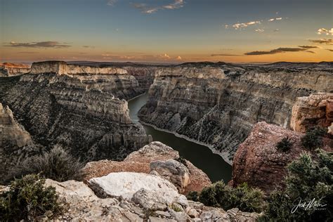 "Dusk on the Canyon Rim" | Bighorn Canyon National Recreation Area ...