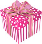 Cute Pink Gift Box Transparent PNG Clip Art Image | Gallery Yopriceville - High-Quality Free ...