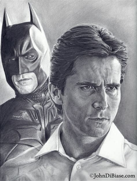 Christian Bale as Batman / Bruce Wayne - Etsy