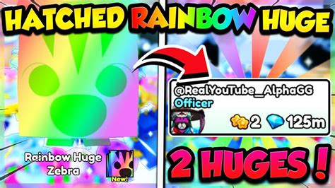 HOW I HATCHED A🌈RAINBOW HUGE PET in PET SIMULATOR 99!! (Roblox) - YouTube