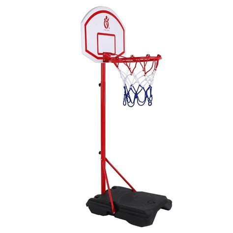 Tebru Adjustable Basketball Stand, 160-236cm Adjustable Height Big ...