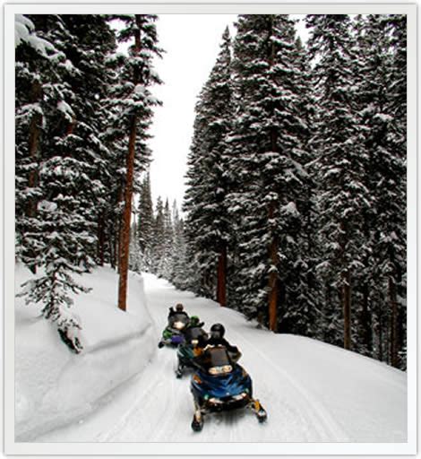 Group Snowmobiling in Copper Mountain & Frisco, Colorado, Private Group ...