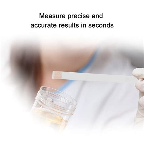 100 pieces urinalysis ketone test strips, for testing the ketone level in body urine, accurate ...