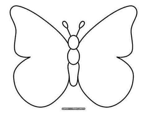 Butterfly Cut Out Template