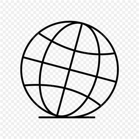 Vector Globe Icon, Globe Drawing, Globe Sketch, Globe Icons PNG and Vector with Transparent ...