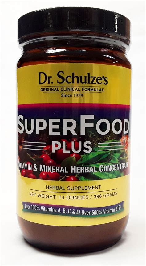 Dr. Schulze's SuperFood Plus 14 oz powder - One Stoppe Shoppe...