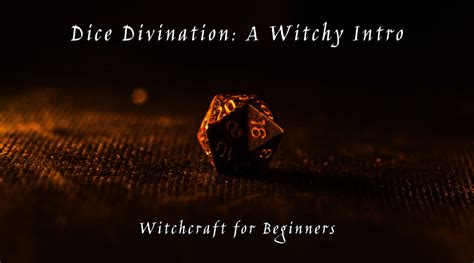 Dice Divination: A Witchy Intro – SpellCloth