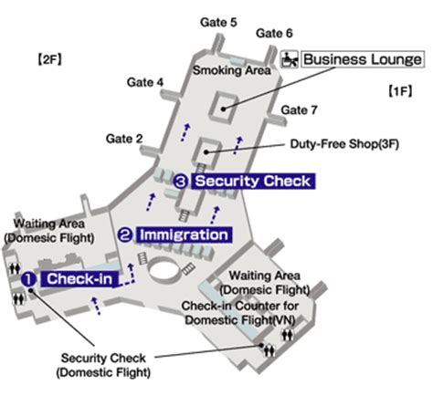 Hanoi Airport Terminal Map – Hanoi Airport Guide