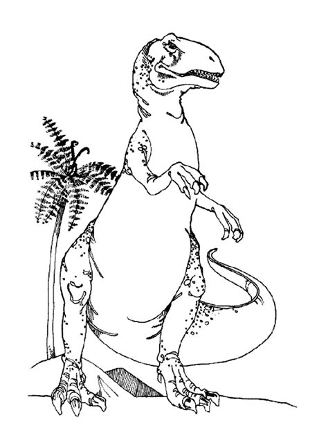 Print & Download - Dinosaur T-Rex Coloring Pages for Kids