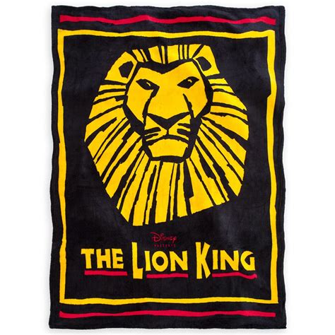 the lion king throw blanket on a white background