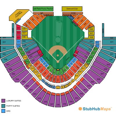 Chase Field Seating Chart, Pictures, Directions, and History - Arizona Diamondbacks - ESPN