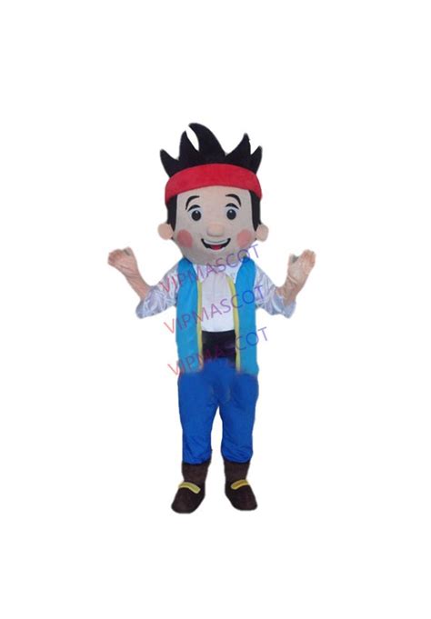 Jake Mascot Costume Adult Character Costume Jake and the Neverland ...