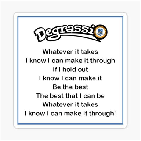 "Degrassi Next Gen Lyrics" Sticker for Sale by ErinsAntics | Redbubble