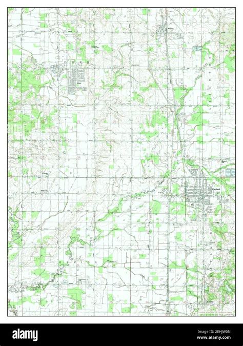 Wayland, Michigan, map 1982, 1:24000, United States of America by Timeless Maps, data U.S ...