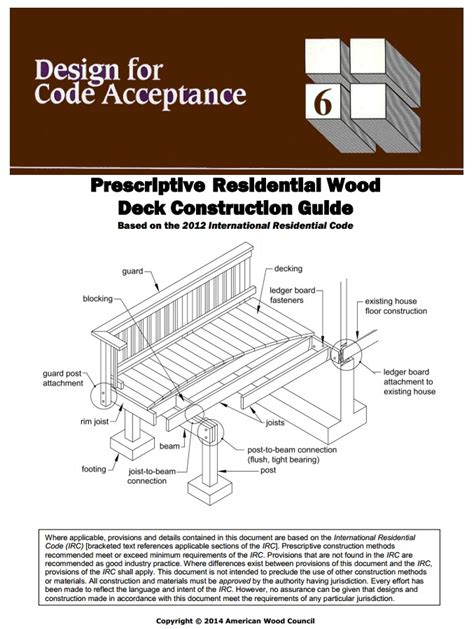 Deck Codes - Fine Homebuilding