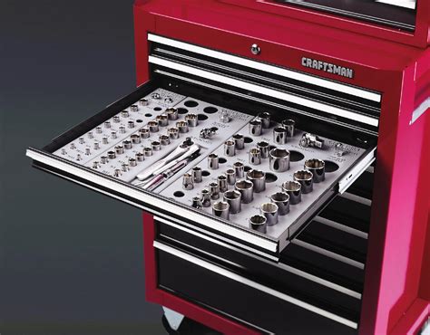 Craftsman Wrench Socket Organizer Set 6 Tray Divider Holds 195 Storage Toolbox 721615134804 | eBay