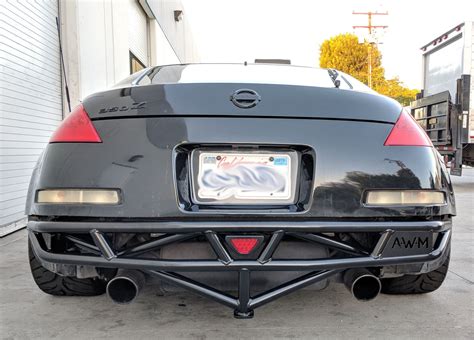 Nissan 350Z Rear Bumper Bash Bar w/ Integrated Jack Point – AWM | All ...