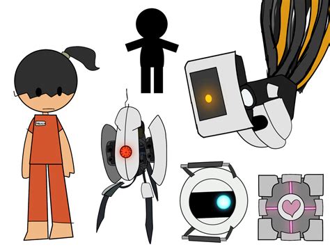 Portal Characters by bendy5552 on DeviantArt