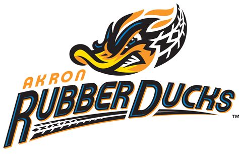 Akron RubberDucks Primary Logo (2014) - | Baseball lV | Pinterest | Logos and Sports logos