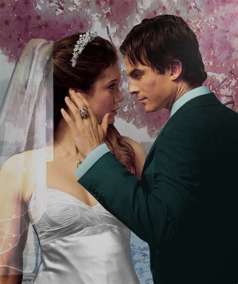 Damon/Elena ღ - Damon & Elena Fan Art (16520806) - Fanpop