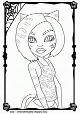 Monster High Coloring  Dr Odd Nation sketch template