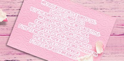 Pink Barbie Font | Webfont & Desktop | MyFonts