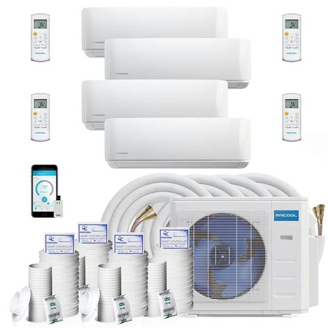 MRCOOL DIY Multi 36000 BTU 3 Ton 4-Zone Ductless Mini-Split Air ...