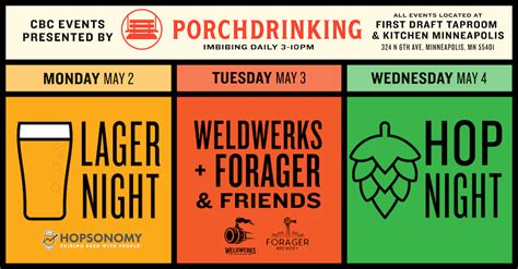 Join PorchDrinking for Three Days of Special CBC Events in Minneapolis