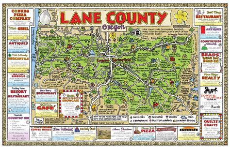 Map Of Lane County Oregon - Maping Resources