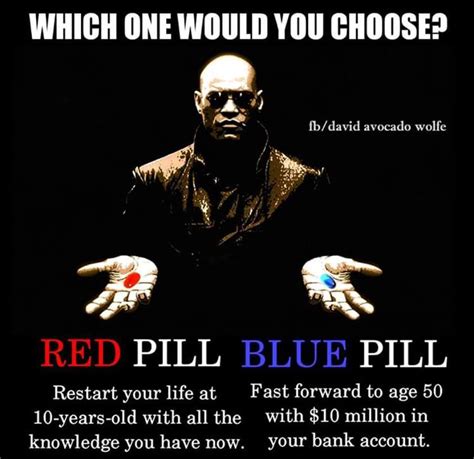 Blue pill red pill - acumine