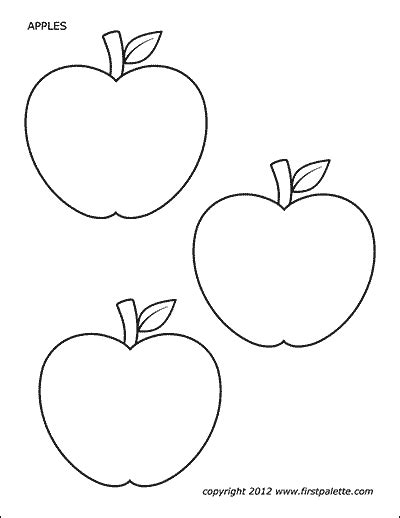 Apple Template Printable Free - FREE PRINTABLE TEMPLATES