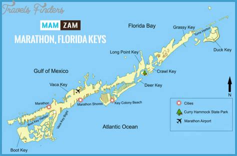 Marathon Florida Map - TravelsFinders.Com