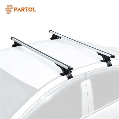 Partol Universal 120CM Car Roof Racks Cross Bars Crossbars 68kg 150LBS Work With Kayak Cargo ...