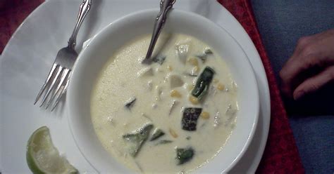 Reimer Recipes: Roasted Green Chilies in Cumin-Garlic Cream Soup