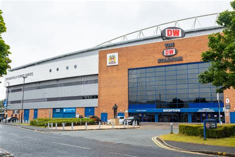 Exterior of DW Stadium Wigan Lancashire July 2019 Editorial Photo ...