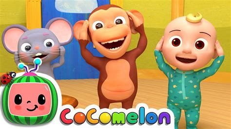 Head Shoulders Knees & Toes | CoComelon Nursery Rhymes & Kids Songs Acordes - Chordify