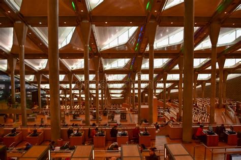 Library of Alexandria Bibliotheca Alexandrina Stock Image - Image of ...