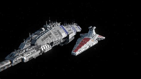 VENATOR VS RECUSANT LIGHT DESTROYER! Star Wars Epic Battle! ||space engineers|| - YouTube