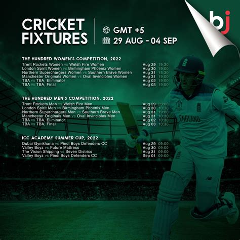 England Cricket Fixtures 2023 - Colleen Peters Buzz