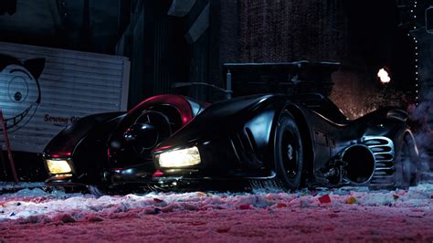 Wallpaper : Batman Returns, Batmobile, movies, film stills, snow, street, Gotham City ...